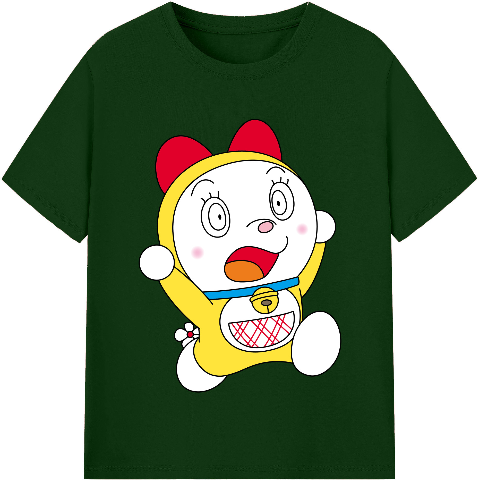 （画像用） ドラえもん ドラミ Doraemon Dorami 綿100％半袖Tシャツ（フロントプリント）